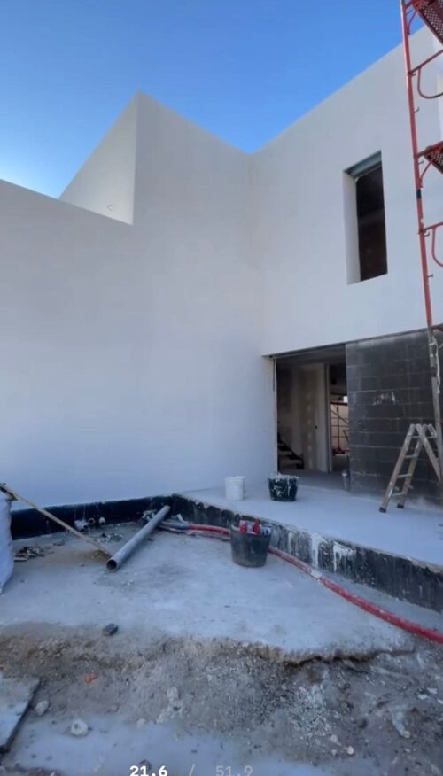 Instalación de sistema SATE en fachada